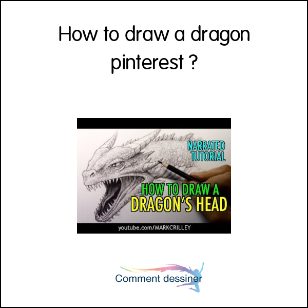 How to draw a dragon pinterest